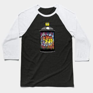 bass graffiti spray can drip art by LowEndGraphics Baseball T-Shirt